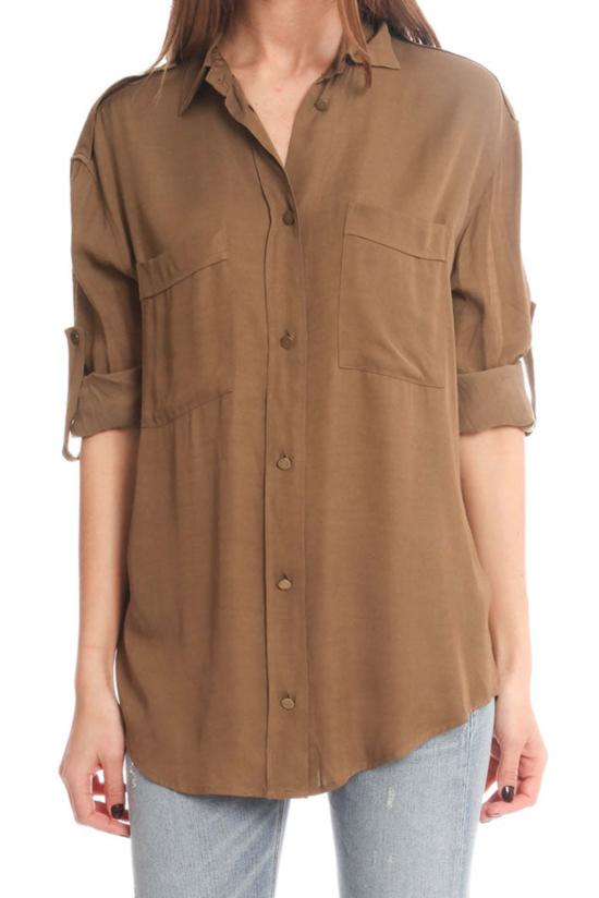  Giada Forte 셔츠 지아다 포르테 밀리터리 셔츠 밀리터리 그린 - OTHER BRANDS