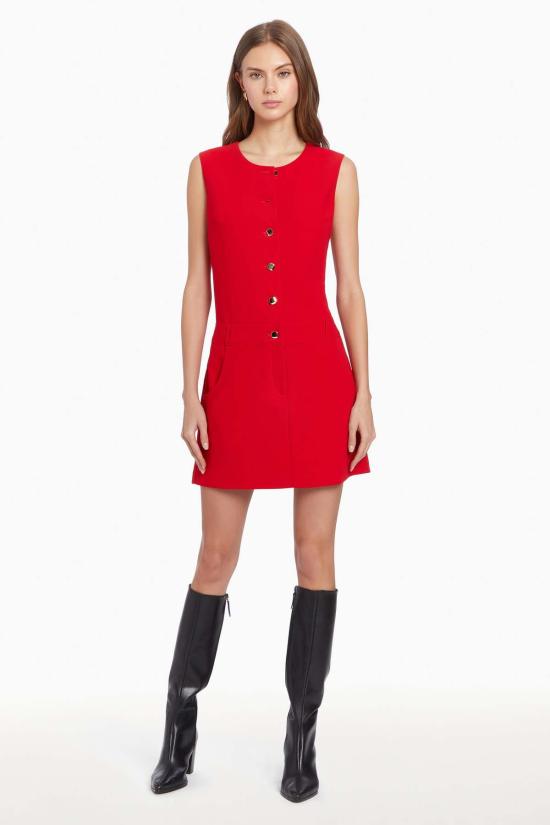  아만다 업리차드 숏 원피스 아만다 업리처드 아만다 업리처드 토리 드레스 루비