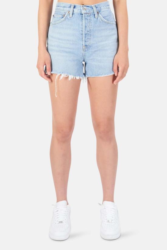  리던 데님 숏팬츠 Re/Done 50년대 컷오프 반바지 페이디드 빈티지 화이트