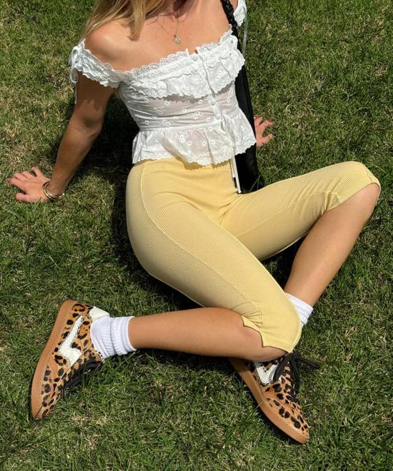  돌체비타 부츠 노티스 스티치  브라운