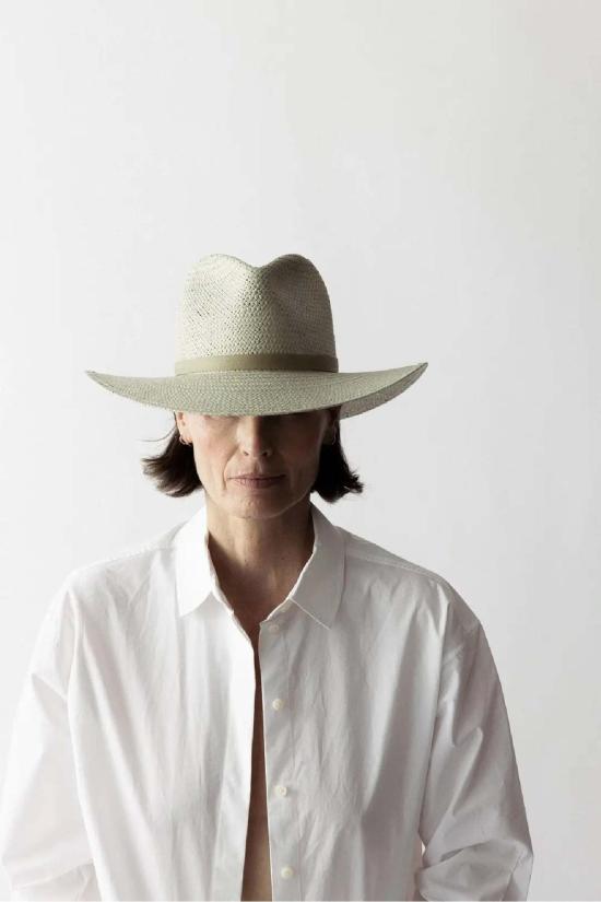  자네사레온 버킷햇 제네사 레온 시몬 햇 세이지 - JANESSA LEONE