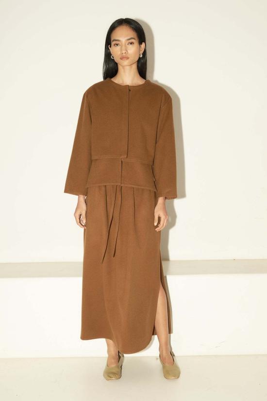  다두라 롱 스커트 다투라 브러시드 울 노바 스커트 아벨라나