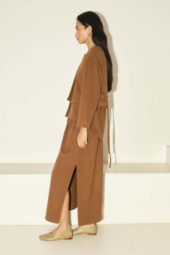  다두라 롱 스커트 다투라 브러시드 울 노바 스커트 아벨라나 - DATURA