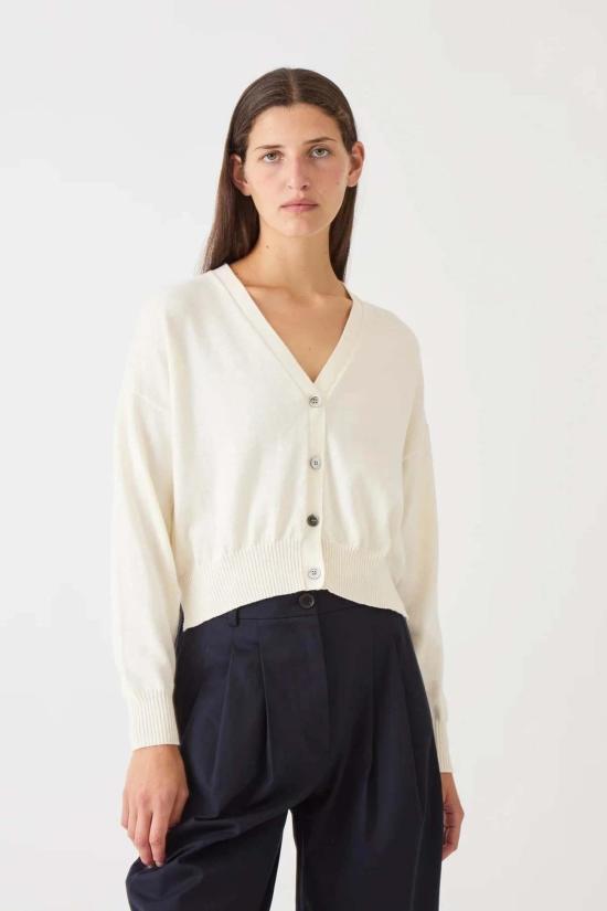  데미리 뉴욕 가디건 데밀리 롤라 카디건 오프 화이트 - DEMYLEE