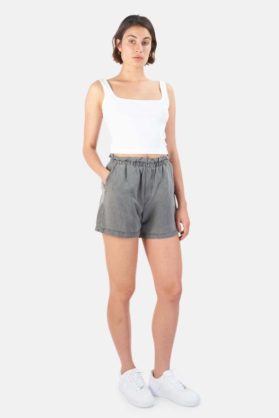  NSF 숏팬츠 Nsf Joey 탄성 허리 이지 숏 피그먼트 블랙 - OTHER BRANDS