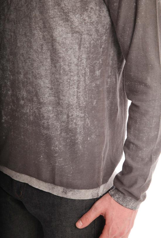  블루&크림 스웨터 잉크 크루 포그 잉크 - BLUE&CREAM