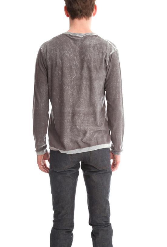  블루&크림 스웨터 잉크 크루 포그 잉크 - BLUE&CREAM