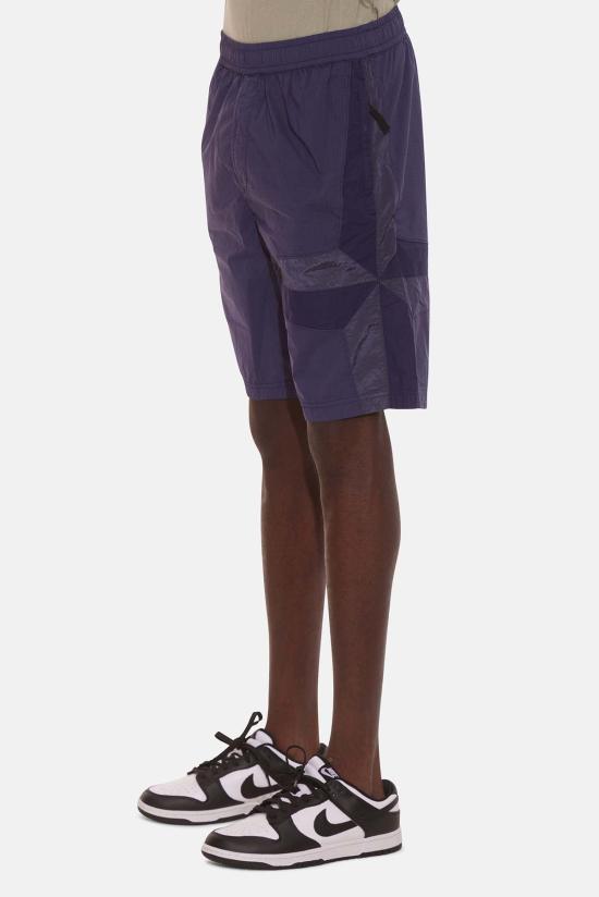  스톤 아일랜드 숏팬츠 스톤아일랜드 나일론 리프스톱 스타 인레이 반바지 로얄 - STONE ISLAND