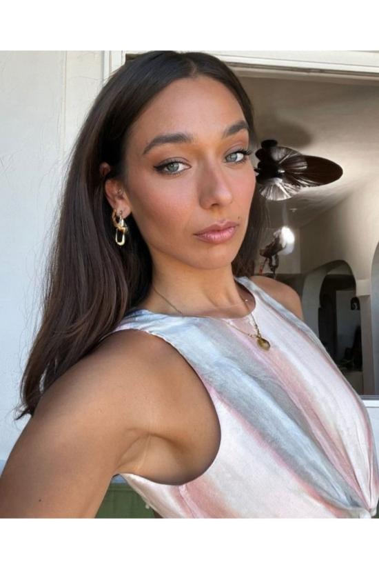  시그니피컨트 아더 롱 원피스 Significant Other Jessica 맥시 드레스 수채화 스트라이프 - SIGNIFICANT OTHER