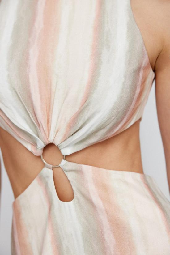  시그니피컨트 아더 롱 원피스 Significant Other Jessica 맥시 드레스 수채화 스트라이프 - SIGNIFICANT OTHER