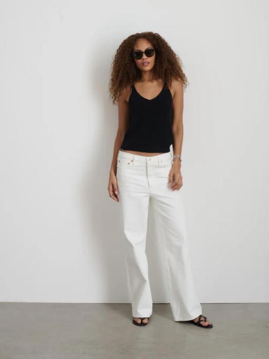  알렉스 밀 데님 팬츠 알렉 와이드 레그 진 씨 솔트 - ALEX MILL