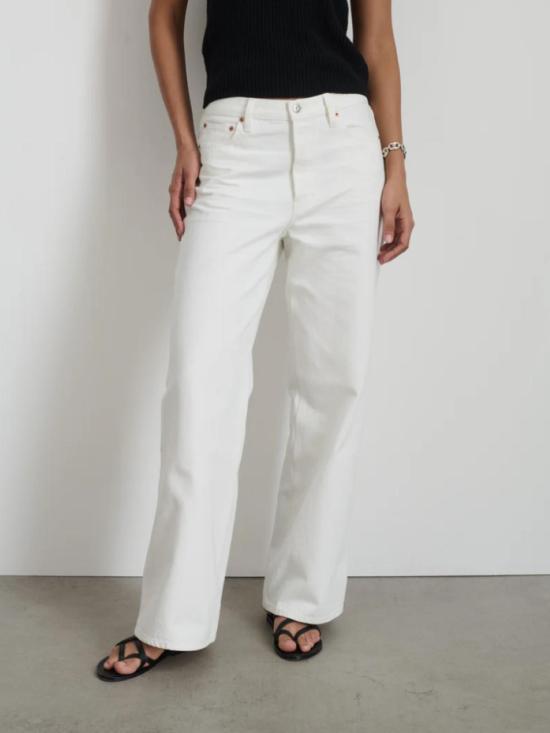  알렉스 밀 데님 팬츠 알렉 와이드 레그 진 씨 솔트 - ALEX MILL