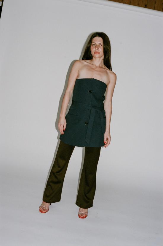  아워레가시 블라우스 Our Legacy Suit Top 팬텀 블루 - OUR LEGACY