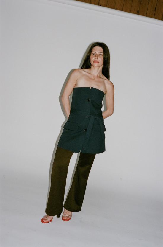  아워레가시 블라우스 Our Legacy Suit Top 팬텀 블루