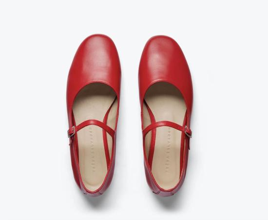  프레다 살바도르 힐/펌프스 오브리 메리 제인 레드