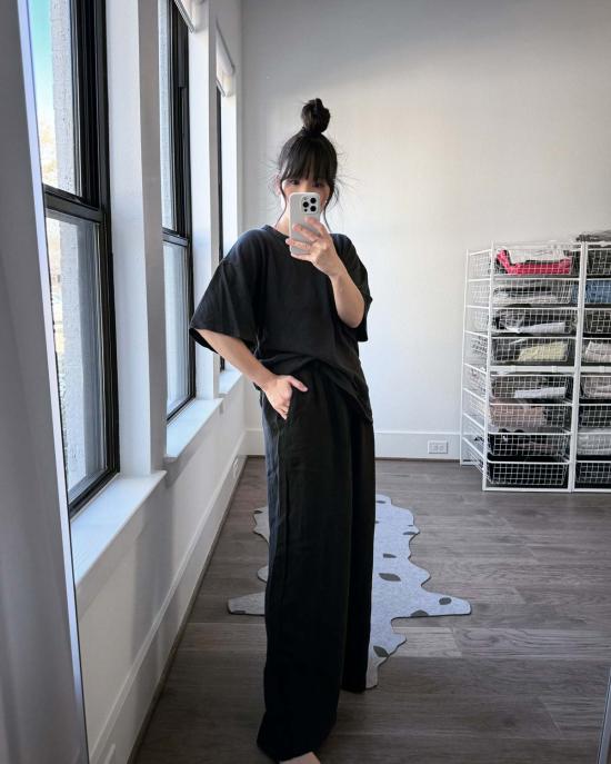  영메이븐 반팔 티셔츠 Jungmaven Vernon 오버사이즈 티셔츠 블랙 - JUNGMAVEN