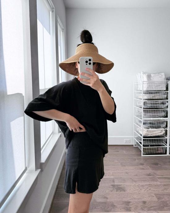  영메이븐 반팔 티셔츠 Jungmaven Vernon 오버사이즈 티셔츠 블랙 - JUNGMAVEN