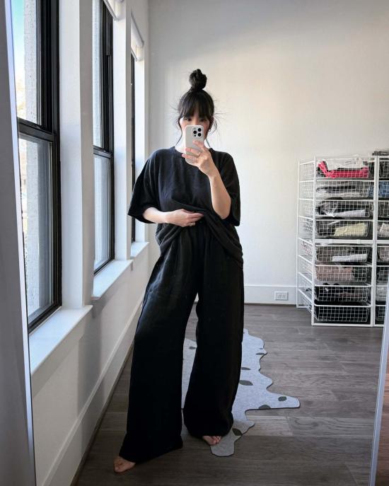  영메이븐 반팔 티셔츠 Jungmaven Vernon 오버사이즈 티셔츠 블랙 - JUNGMAVEN