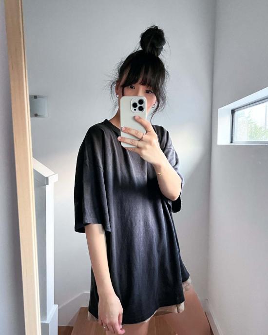  영메이븐 반팔 티셔츠 Jungmaven Vernon 오버사이즈 티셔츠 블랙 - JUNGMAVEN