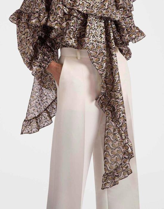  라 더블제이 블라우스 라 더블 J 볼 드롭 미니 케이프 자이브 - LA DOUBLEJ