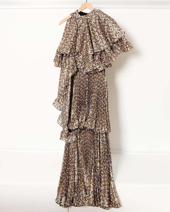  라 더블제이 블라우스 라 더블 J 볼 드롭 미니 케이프 자이브 - LA DOUBLEJ