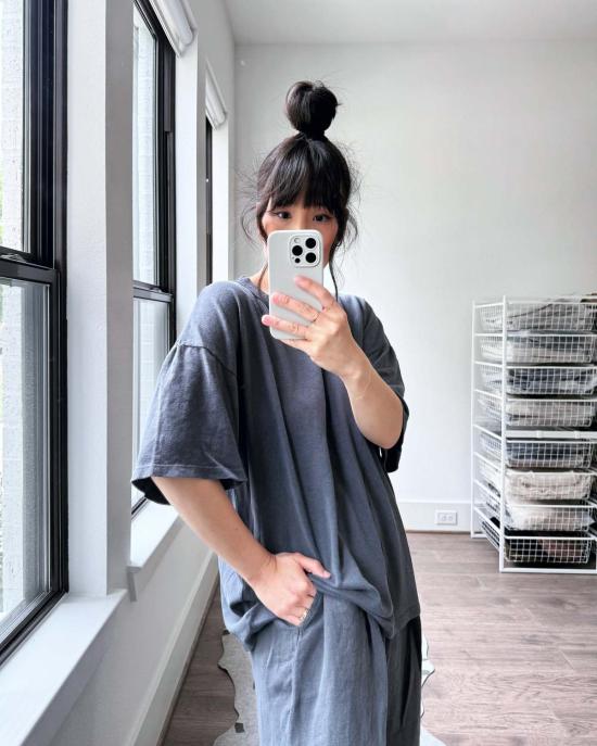  영메이븐 민소매 티셔츠 Jungmaven Vernon 오버사이즈 티 디젤 그레이