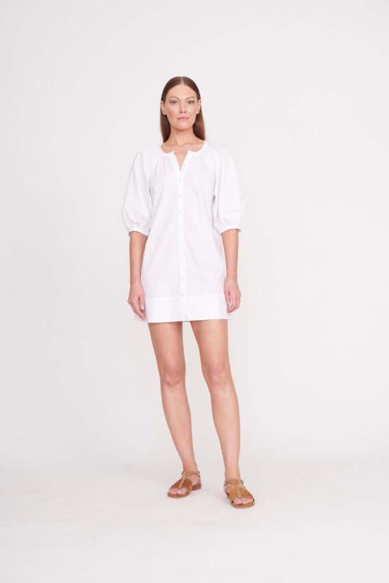  스타우드 숏 원피스 Staud 미니 빈센트 드레스 화이트