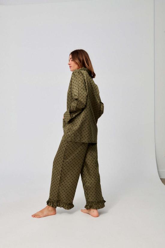  BATSHEVA 라운지 웨어 바체바 파자마 세트 올리브 - OTHER BRANDS