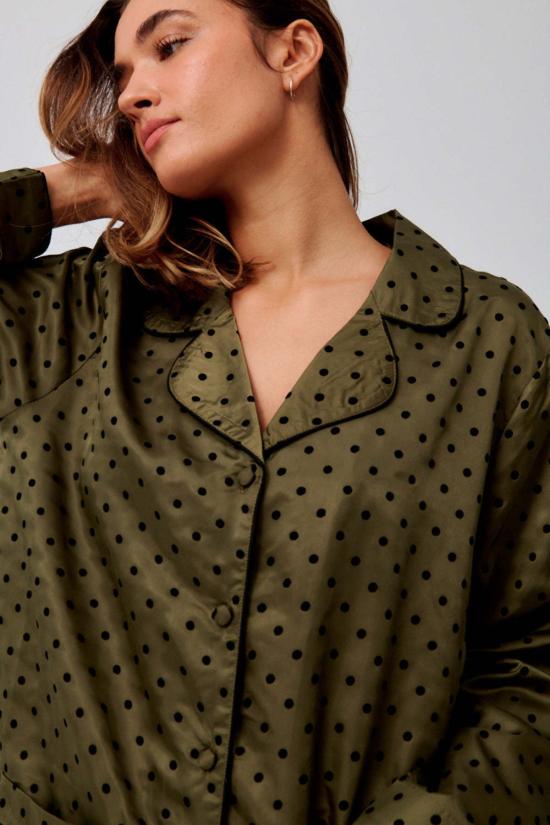  BATSHEVA 라운지 웨어 바체바 파자마 세트 올리브 - OTHER BRANDS