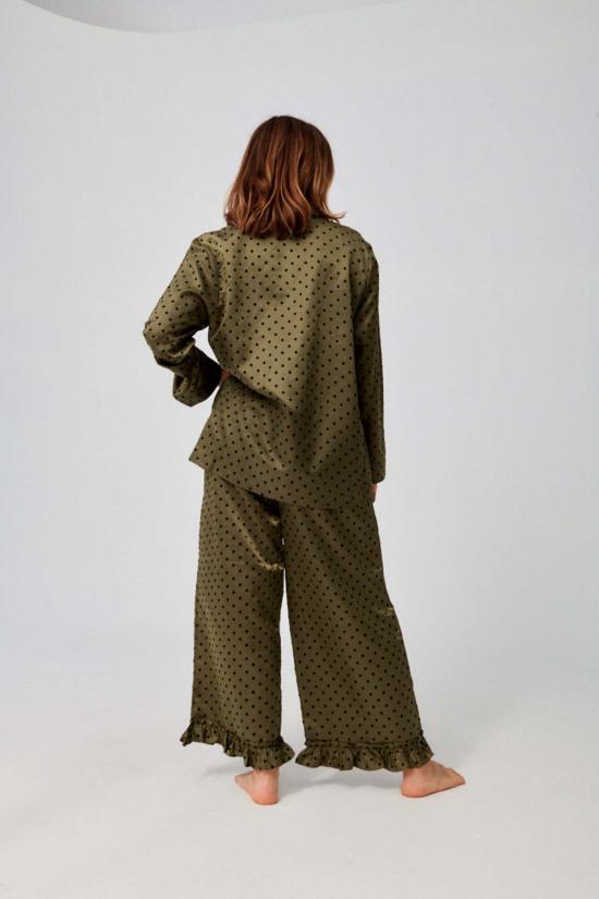  BATSHEVA 라운지 웨어 바체바 파자마 세트 올리브 - OTHER BRANDS