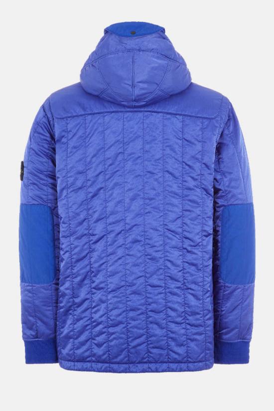  스톤 아일랜드 숏패딩 스톤아일랜드 나일론 라소 퀼팅 Tc 재킷 페리윙클 - STONE ISLAND