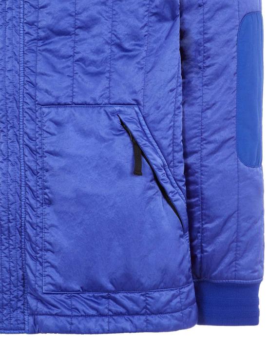  스톤 아일랜드 숏패딩 스톤아일랜드 나일론 라소 퀼팅 Tc 재킷 페리윙클 - STONE ISLAND