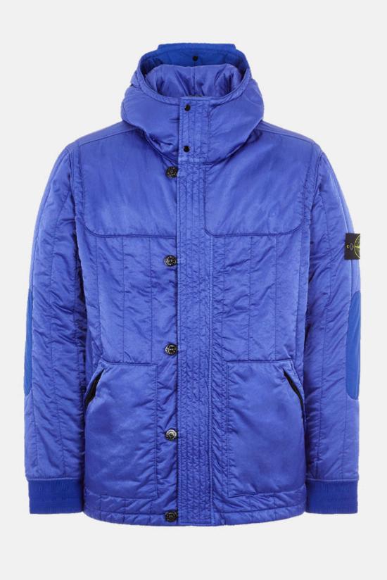  스톤 아일랜드 숏패딩 스톤아일랜드 나일론 라소 퀼팅 Tc 재킷 페리윙클