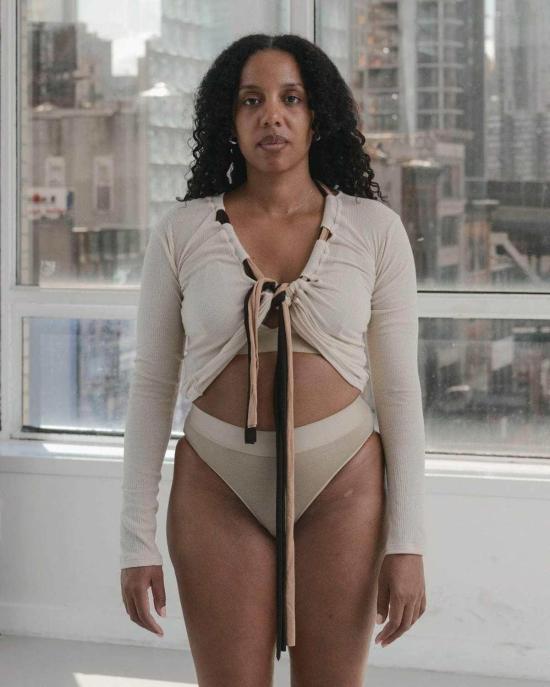  베이스레인지 가디건 Baserange 카노 카디건 핑크 Circ - BASERANGE