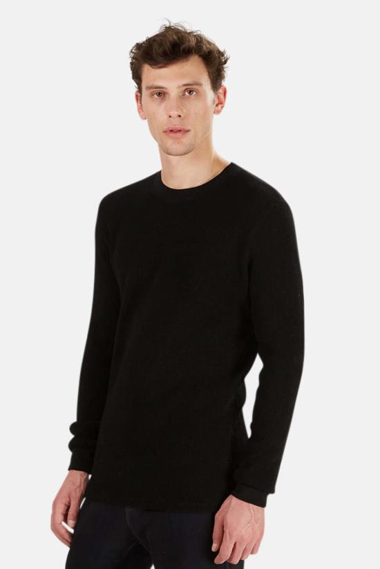  코튼 시티즌 스웨터 쿠퍼 써멀 제트 블랙 - COTTON CITIZEN