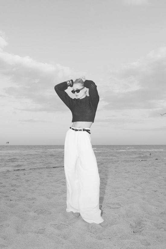  논살란트 레이블 스트레이트 팬츠 논샬런트 라벨 파비 와이드 레그 팬츠 화이트 - NONCHALANT LABEL