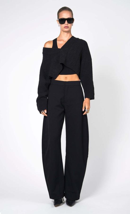  논살란트 레이블 스트레이트 팬츠 넌샬런트 라벨 잭슨 트라우저