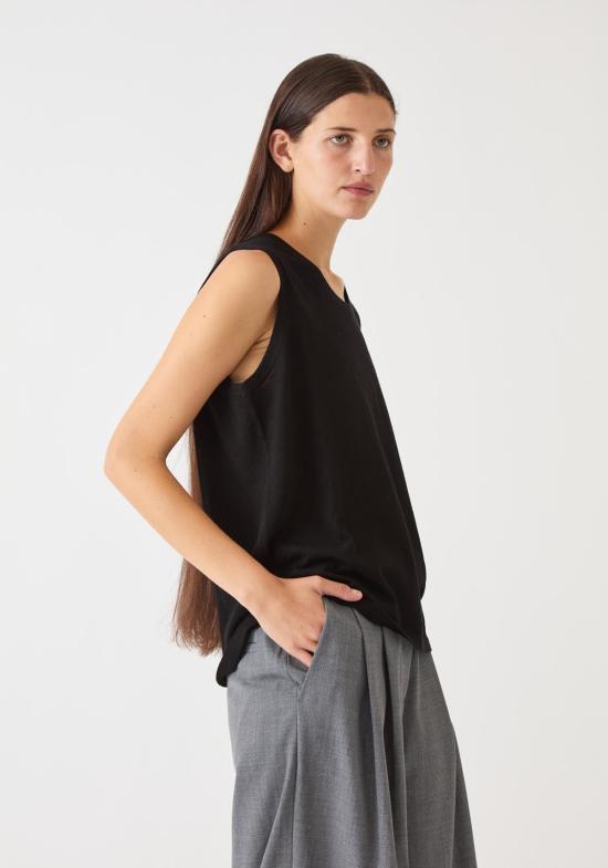  데미리 뉴욕 민소매 티셔츠 데밀리 카리나 슈퍼파인 캐시미어 탑 - DEMYLEE