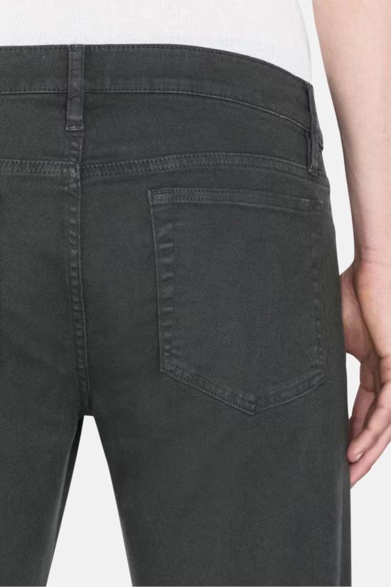  프레임 데님 팬츠 데님 L'homme 슬림 트윌 다크 차콜 - FRAME