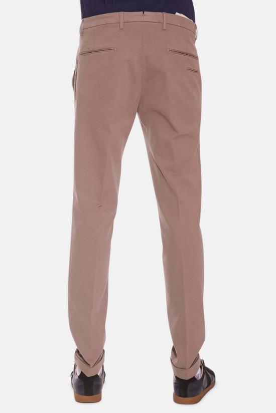  브릴리아1949 스트레이트 팬츠 브릴리아 코튼 스트레치 팬츠 커프 다크 카키 - BRIGLIA 1949