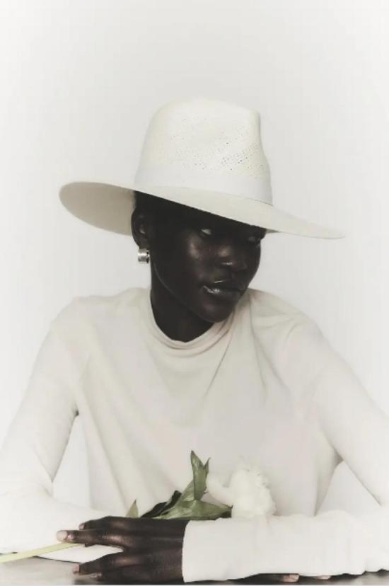  자네사레온 버킷햇 Janessa Leone Zoe 팩커블 스트로 페도라 블리치