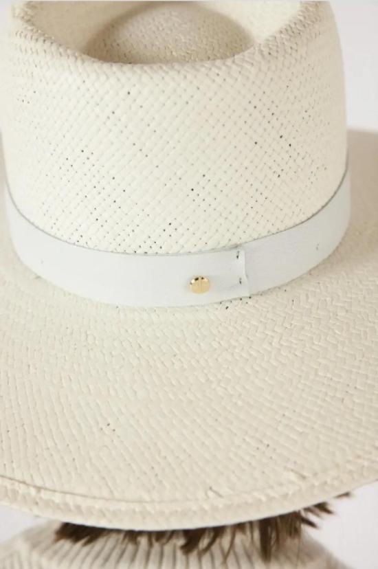  자네사레온 버킷햇 Janessa Leone Zoe 팩커블 스트로 페도라 블리치 - JANESSA LEONE