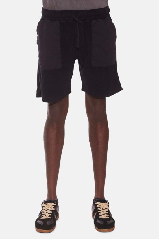  04651/트립인어백 숏팬츠 04651/ 순면 플리스 버뮤다 숏 블랙