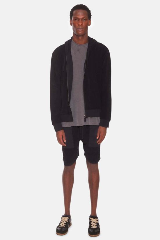  04651/트립인어백 숏팬츠 04651/ 순면 플리스 버뮤다 숏 블랙 - 04651/A TRIP IN A BAG