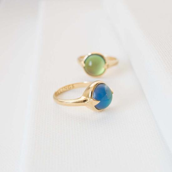  Concrete + Water 반지 콘크리트 + 물 Merewif 무디 필링 링 - OTHER BRANDS