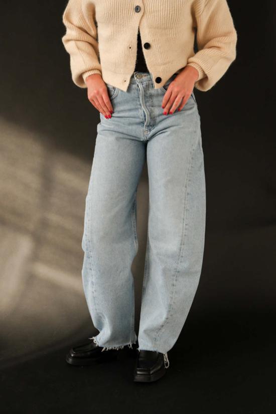  에이골디 데님 팬츠 아골드 루나 피스드 진 보이드