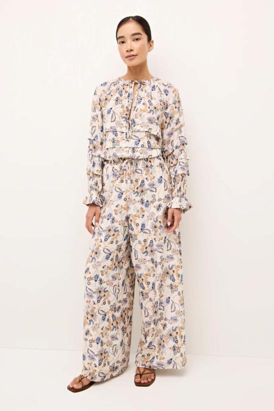  마리 올리버 스트레이트 팬츠 솔란 팬츠 크로스바인 - MARIE OLIVER