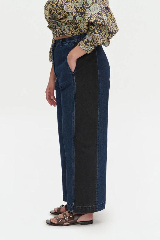  레이첼 코미 데님 팬츠 가라 팬츠 미션 인디고 데님 다크 워시 - RACHEL COMEY