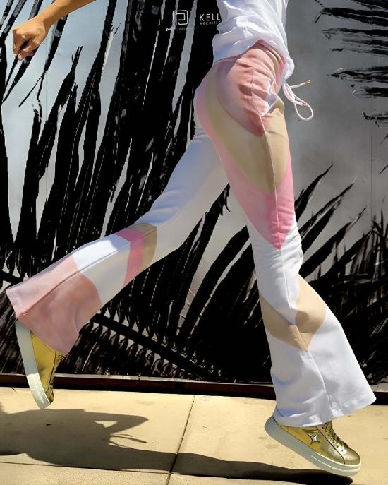  Designing Hollywood X Madison Maison 스트레이트 팬츠 디자인 할리우드 X 매디슨 메종 화이트 플레어 스웨트팬츠 - OTHER BRANDS