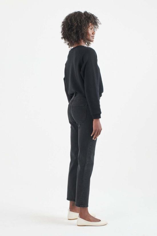  제이미 할러 데님 원피스 케니키 진 워시드 블랙 - JAMIE HALLER